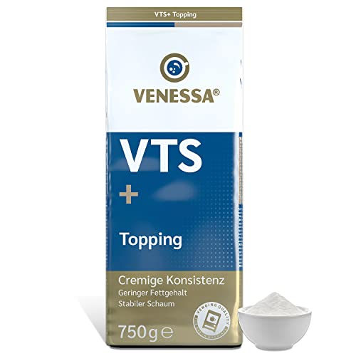 Venessa Topping VT S+ 99,8% Magermilchanteil, 750g, Milchpulver für Kaffee-Vollautomaten und Vending, ohne Zucker von Venessa