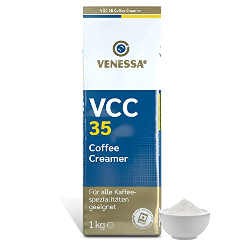 Venessa Coffee Creamer VCC35 Kaffeeweißer, 1kg Pack, hochwertiger Instant Kaffeeweißer für Vending Automaten, hohe Weißkraft, leicht löslich, Aromaschutzbeutel von Venessa