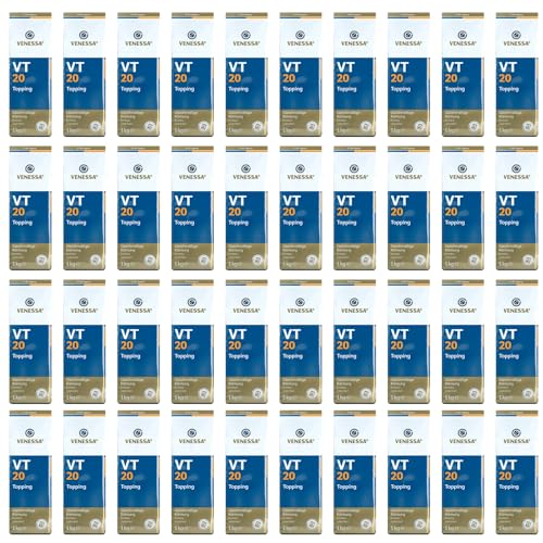 Venessa VT 20 Topping Milchpulver 40 x 1kg für Geschäftskunden, Löslich, Perfekt für Milchkaffee, Latte, Cappuccino, 40er Vorratspackung - Alle Kaffeevollautomaten & Vending geeignet von Venessa
