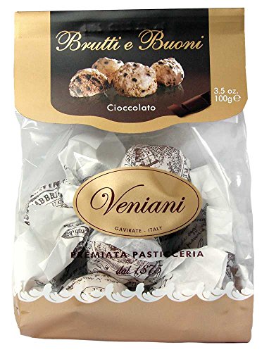 Brutti e Buoni, Haselnussgebäck mit Bitterschokolade von Veniani