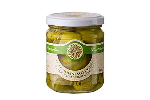 Frantoio Venturino, pickled artichokes, in olive oil, from Italy, 180 g von Frantoio Venturino