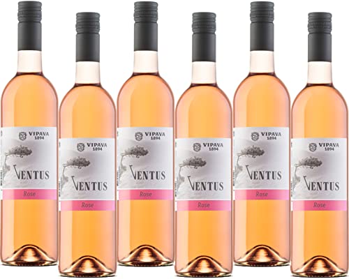 VENTUS Roséwein Qualitätswein, von Hand gelesener trockener Wein (6 x 0.75 l) von Liakai