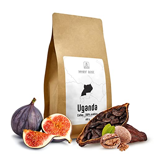 Mary Rose Kaffeebohnen Uganda Kanyenye | Kaffee aus Uganda | Kaffeespezialitäten | Omniroast | Uganda | Frisch gerösteter Kaffee | 400g von Venusti sp. z o.o.