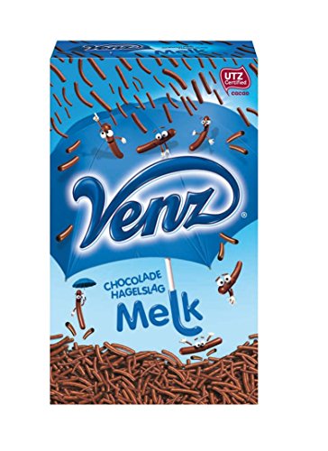 18 x Venz Hagelslag Melk - Milch-Schokoladenstreusel - 400g von Venz