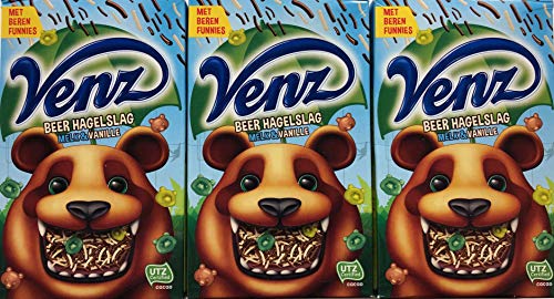 FVLFIL 3X 380g Venz Beer Hagelslag Melk & Vanille FVLFIL 3X 380g Venz Beer Hagelslag Melk & Vanille von NOASR