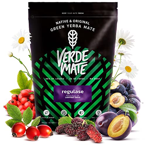 Mate Tee Verde Mate Green Regulase 500g Verde Mate Grün Regulase anregender Mate Tee aus Brasilien Gesunder Mate Tee Glutenfrei nicht rauchgetrocknet von Verde mate