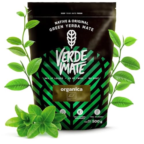 Verde Mate Green Orgánica 500 g – Bio Yerba Mate aus Brasilien – Rauchfrei & schonend verarbeitet 0,5 kg von Verde mate