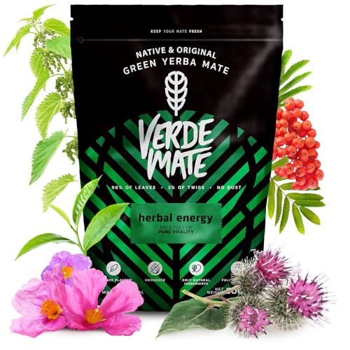 Mate Tee Yerba Verde Mate Green Detox 500g | Verde Mate Grün Detox | Mate Tee aus Brasilien | Hohe Qualität | Entgiftungstee Mate Tee| Glutenfrei | nicht rauchgetrocknet von Verde mate