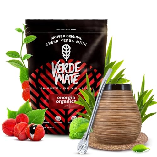 Verde Mate Set mit Zubehör - 400g Mate Tee, Keramik-Kalebasse, Bombilla Verde Mate Set mit Zubehör - 400g Mate Tee, Keramik-Kalebasse, Bombilla von Verde mate
