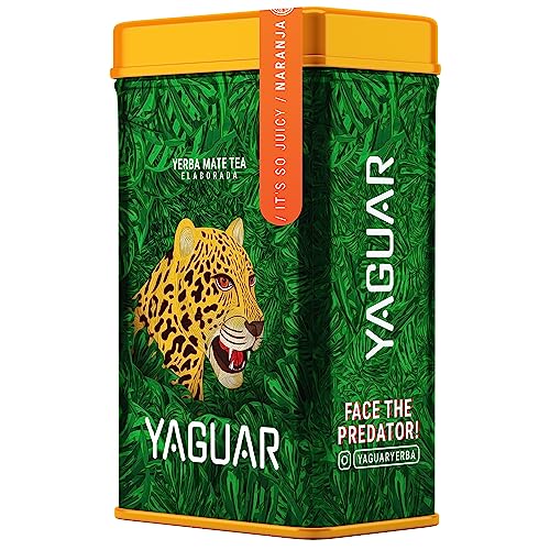 Yerbera – Dose mit Yaguar Naranja 0,5 kg von YAGUAR