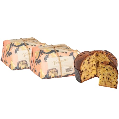 Vergani 2 Packungen Panettone Gourmet Birnen und Schokolade 750g Vergani 2 Packungen Panettone Gourmet Birnen und Schokolade 750g von Vergani