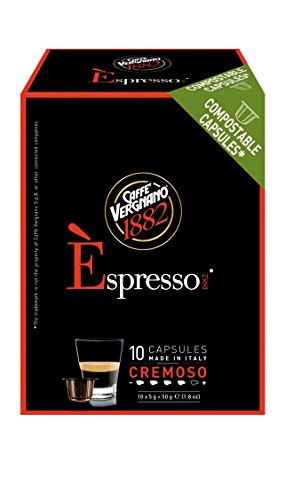 Caffè Vergnano 1882 Èspresso1882 Cremoso - 10 Capsule - Compatibili Nespresso 3er pack von Caffè Vergnano 1882