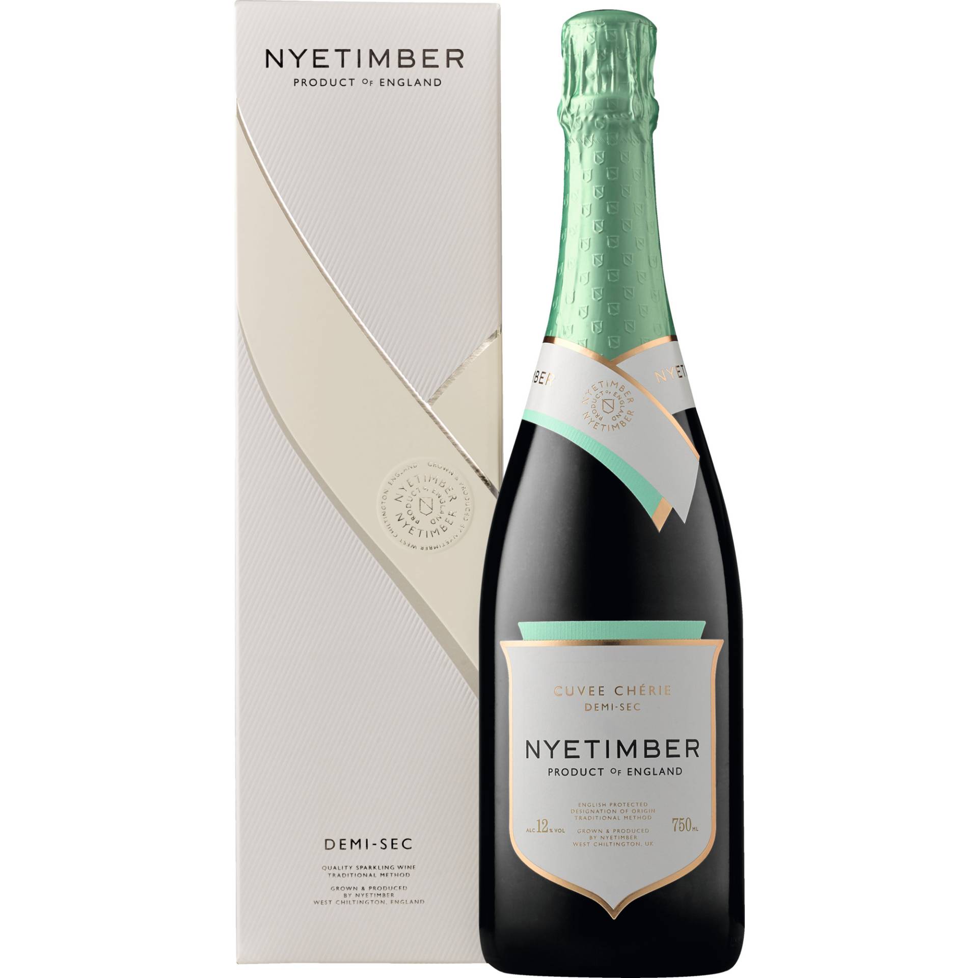 Nyetimber Cuvée Chérie Demi-Sec, England PDO, Traditional Method,Geschenkverpackung, England, Schaumwein Nyetimber Cuvée Chérie Demi-Sec, England PDO, Traditional Method,Geschenkverpackung, England, Schaumwein von Véritable Négociant GmbH & Co.KG, Hauptstraße 7, 65347 Eltville am Rhein, Deutschland
