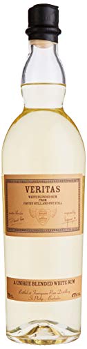 Veritas | Foursquare & Hampden White Rum | 700 ml | 47% Vol. | Subtil fruchtig | Leichte Noten von Holz & Vanille | Trockener Nachklang von VERITAS