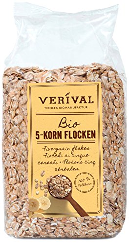 Verival 5-Korn Flocken - Bio, 6er Pack (6 x 500 g) von Verival