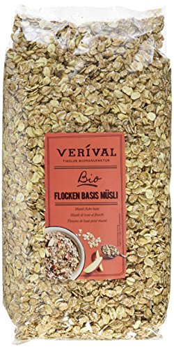 Verival Flocken Basis Müsli - Bio, 6er Pack (6 x 1 kg) von Verival
