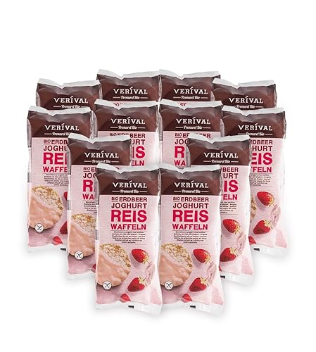 Verival Reiswaffeln Erdbeer-Joghurt | 12x100g von Verival
