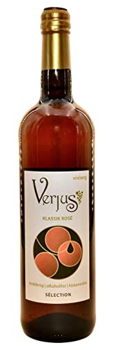 Verjus Selection Klassik Rosé 0,75l - alkoholfrei und histaminfrei von Verjus