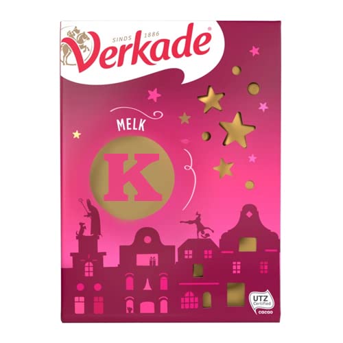 Schokolade Buchstabe aus Holland - Milch oder Pur (Milch - K) von Verkade