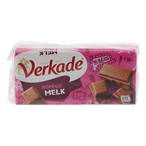 Verkade Cremige Milchschokolade - 5 Packungen x 111 Gramm von Verkade