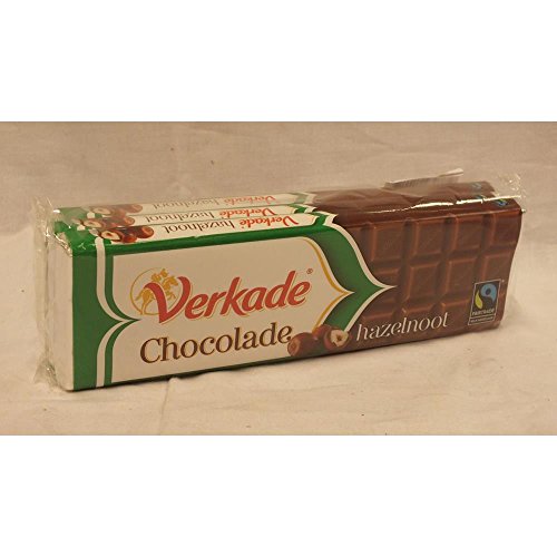 Verkade Schokoladen-Tafel Fair Traid, Hazelnoot, 3 x 180g (Haselnuss) von Verkade