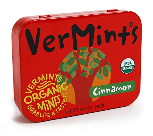 Cinnamon Mints von VerMints in Bio-Qualität (40 g) - organische Minz-Pastillen - Geschmacksrichtung Zimt von Vermints