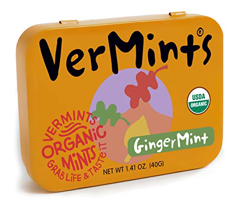 Gingermint Mints von VerMints in Bio-Qualität (40 g) - organische Minz-Pastillen - Geschmacksrichtung Ingwer von Vermints