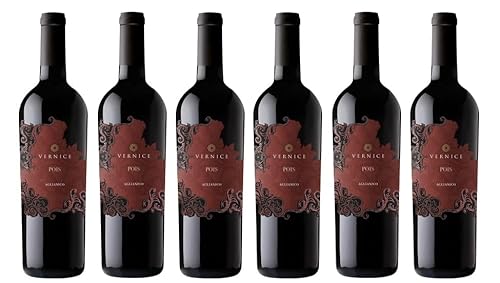 6x 0,75l - 2021er - Vernice - Pois - Aglianico - Campania I.G.P. - Kampanien - Italien - Rotwein trocken 6x 0,75l - 2021er - Vernice - Pois - Aglianico - Campania I.G.P. - Kampanien - Italien - Rotwein trocken von Vernice