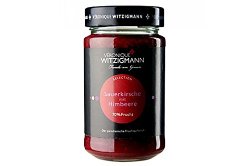 Sauerkirsche mit Himbeere - Fruchtaufstrich, 225g von Veronique Witzigmann