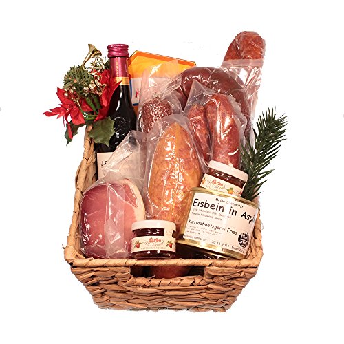 Geschenkkorb Delikat mit lokalen Fleischspezialitäten von MeinMetzger Gutes bewusst genießen