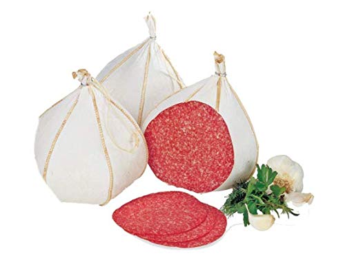 MeinMetzger Knobisalami- Knoblauchsalami 2000 g ganze Wurst in Zehenform von MeinMetzger Gutes bewusst genießen