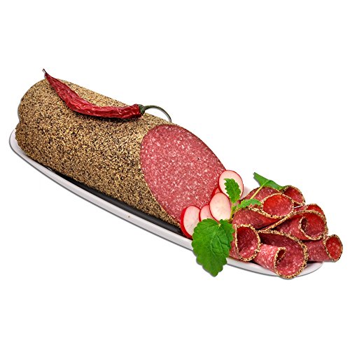 MeinMetzger Pfeffersalami Extra Qualität 250 g geschnitten von MeinMetzger Gutes bewusst genießen