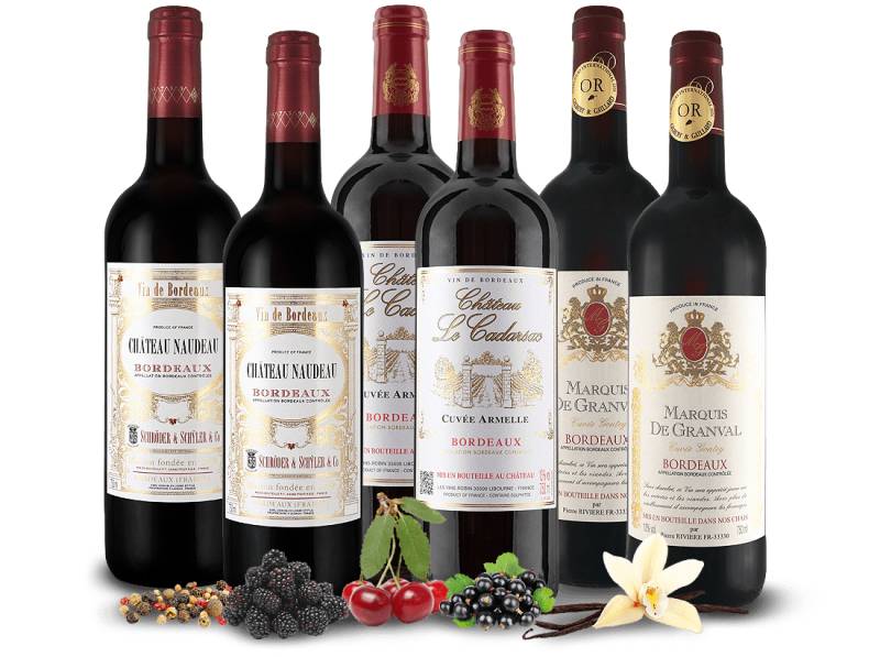 Bordeaux-Genusspaket von Verschiedene