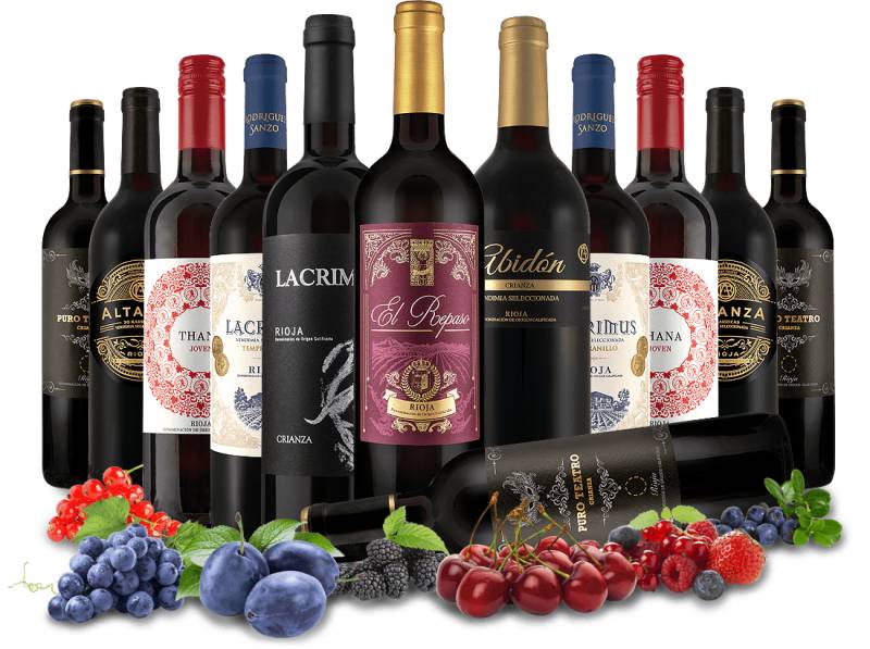 Die köstliche Welt der Rioja-Weine von Verschiedene