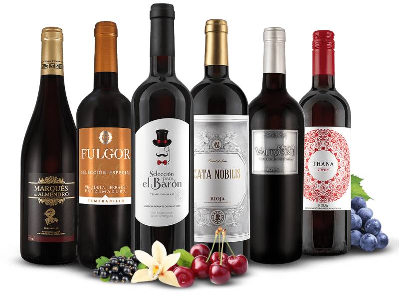 Spanische Rotwein Topseller von Verschiedene