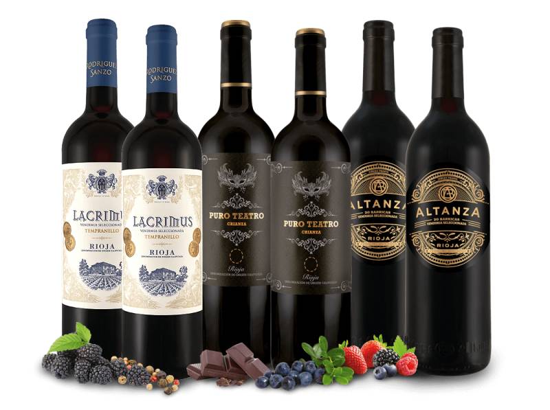 Probierpaket Rioja Rotwein-Lieblinge von Verschiedene