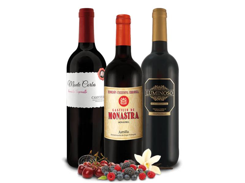 Weinpaket Spanien Kennenlern-Trio von Verschiedene