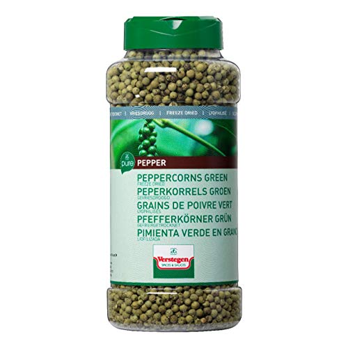 Verstegen Pure Grüne Pfefferkörner gefriergetrocknet - Dose mit 140 Gramm von Verstegen