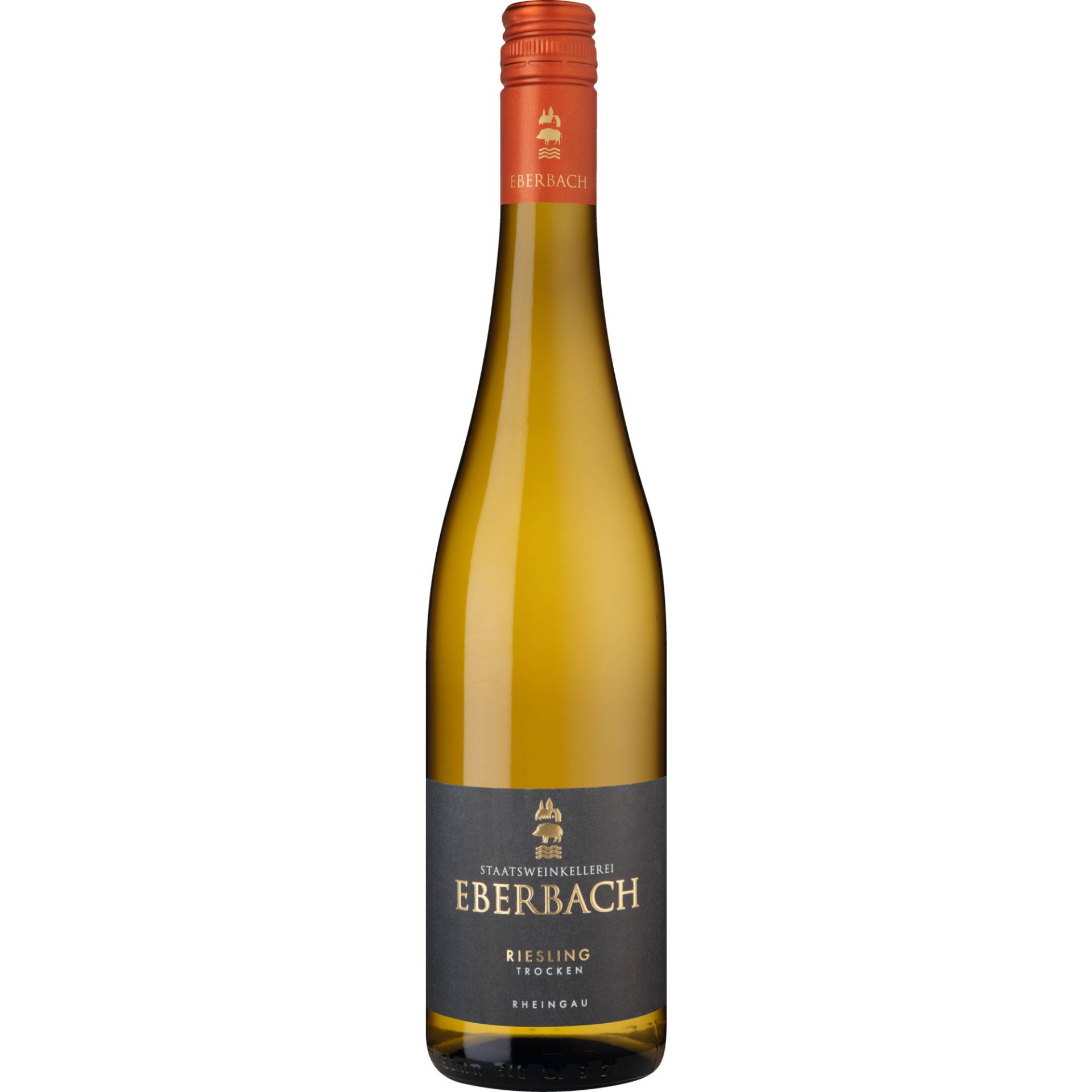 Eberbach Riesling, Trocken, Rheingau, Rheingau, 2023, Weißwein Eberbach Riesling, Trocken, Rheingau, Rheingau, 2023, Weißwein von Vertrieb: Hessische Staatsweinkellerei Eberbach GmbH, D - 65346 Eltville; abgefüllt in D-55450 Langenlonsheim,