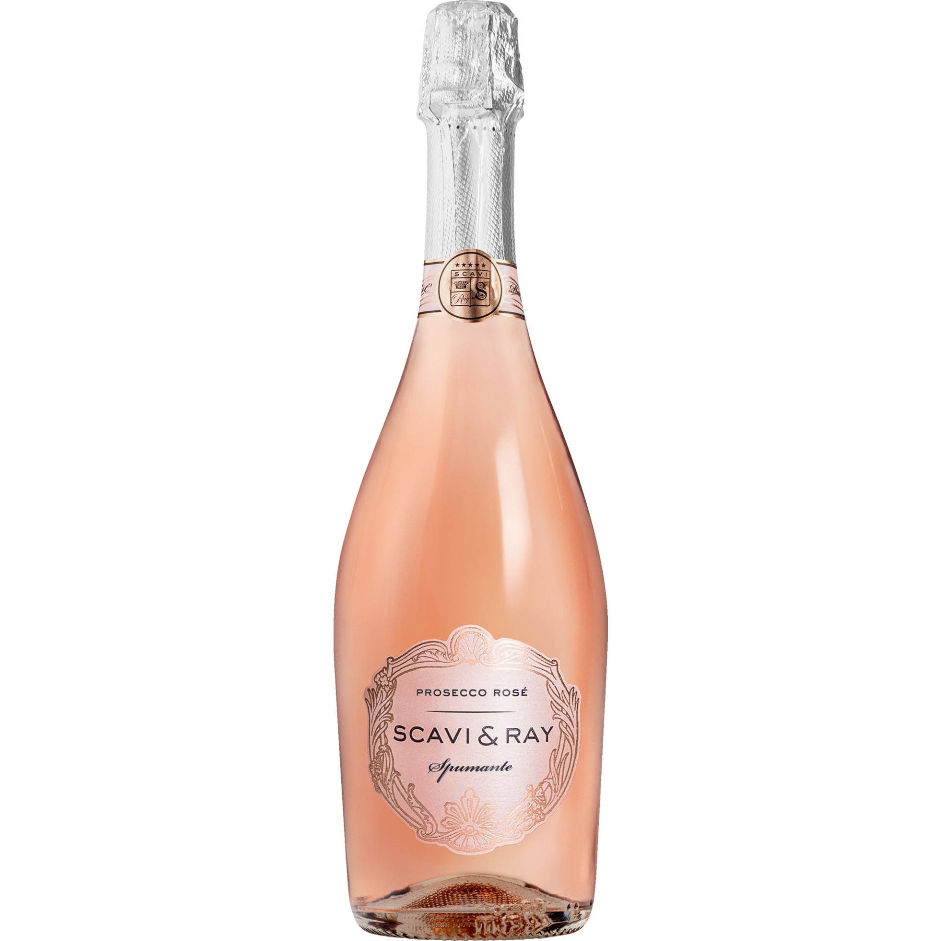 Scavi & Ray Prosecco Rosé Spumante, Prosecco Rose DOC, Venetien, Schaumwein von Vertrieb durch: Scavi&Ray S.R.L., Via Francesco Crispi 9, 39100 Bolzano, Italia; abgefüllt durch I-TV 9588 Italia