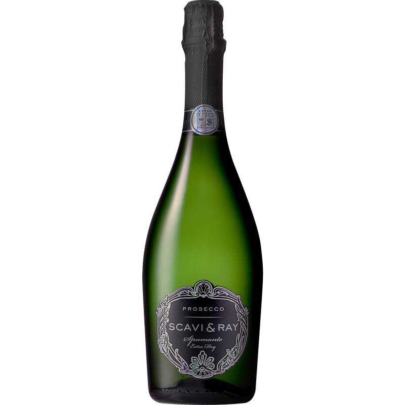 Scavi & Ray Prosecco Spumante, Extra Dry, Prosecco DOC, Venetien, Schaumwein von Vertrieb durch: Scavi&Ray Winery GmbH, Oberes Feld 13, D-33106 Paderborn; versektet durch CR/2387/IT