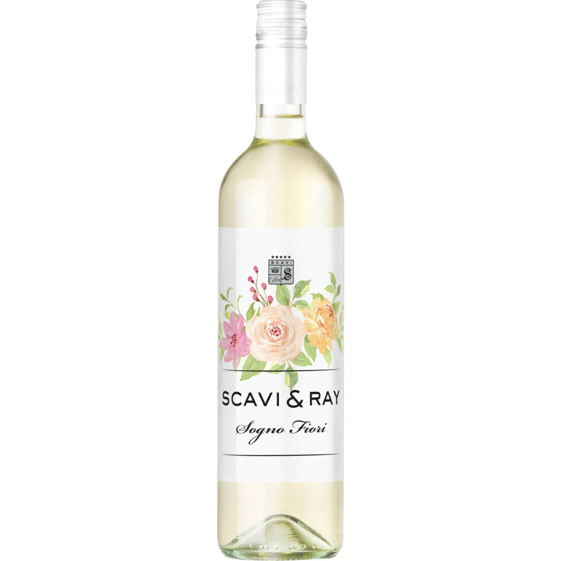 Scavi & Ray Sogno Fiori, Vino d'Italia, Venetien, Weißwein von Vertrieb durch: Scavi&Ray Winery GmbH, Oberes Feld 13, D-33106 Paderborn