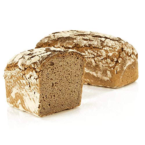 Vestakorn Handwerksbrot, Reines Roggenbrot 1kg - frisches Brot - 100% Roggen, Natursauerteig, selbst aufbacken in 10 Minuten von Vestakorn