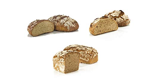 Vestakorn Handwerksbrot, Roggenbrot Auswahl - frisches Brot - 3 verschiedene Roggen & Roggenmischbrote vom Handwerksbäcker zum selbst aufbacken in 10 Minuten von Vestakorn