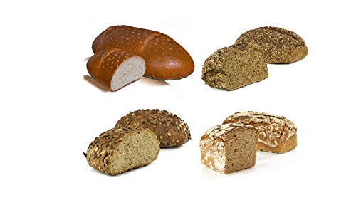 Vestakorn Handwerksbrot, Sauerteigbrot Auswahl - frisches Brot - 4 verschiedene Brote vom Handwerksbäcker zum selbst aufbacken in 10 Minuten von Vestakorn