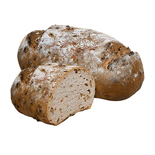 Vestakorn Handwerksbrot, Zwiebelbrot 750g - frisches Brot – Natursauerteig & Zwiebeln, selbst aufbacken in 10 Minuten von Vestakorn