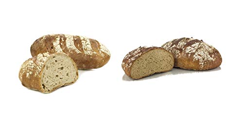Vestakorn Handwerksbrot-Paar, Schwarzwälder Brot & Frankenkruste - frisches Brot - Sauerteigbrot vom Handwerksbäcker zum selbst aufbacken in 10 Minuten von Vestakorn