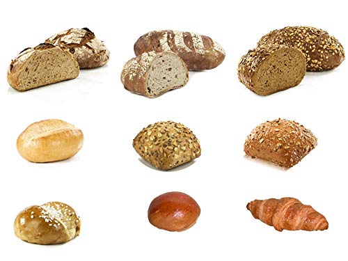 Vestakorn großes Handwerksbackwaren Paket - 3 Brote, 18 Brötchen & 9 Feingebäck Stücke von Vestakorn