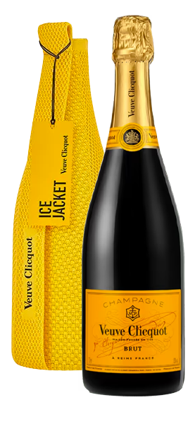 Champagne Veuve Clicquot "Yellow Label" Brut mit Ice Jacket von Veuve Clicquot