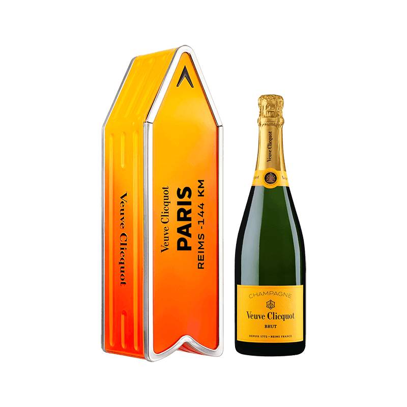 Veuve Clicquot : Brut Carte Jaune Arrow Orange Personnalisée Paris von Veuve Clicquot